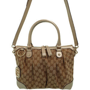 Gucci Guccissima Sukey Leather 2way Shoulder Bag